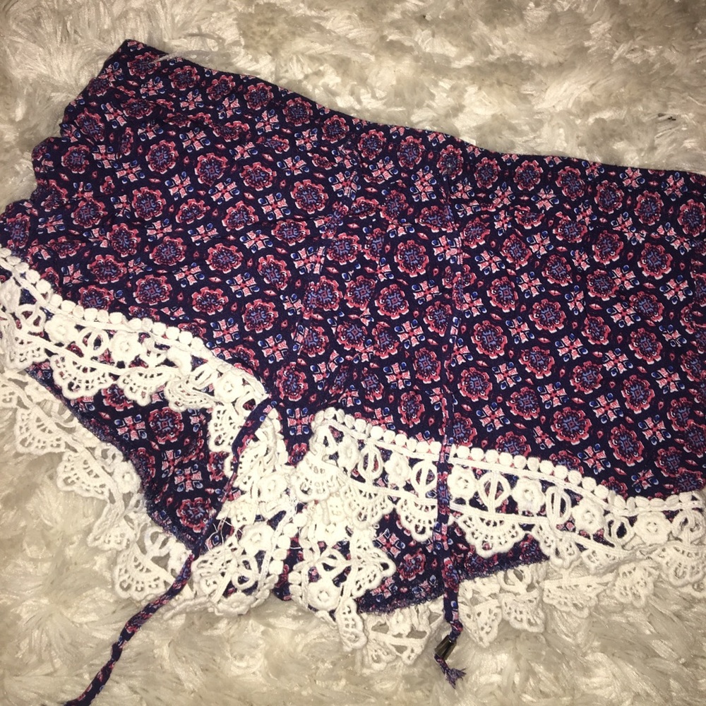 Floral Print Shorts